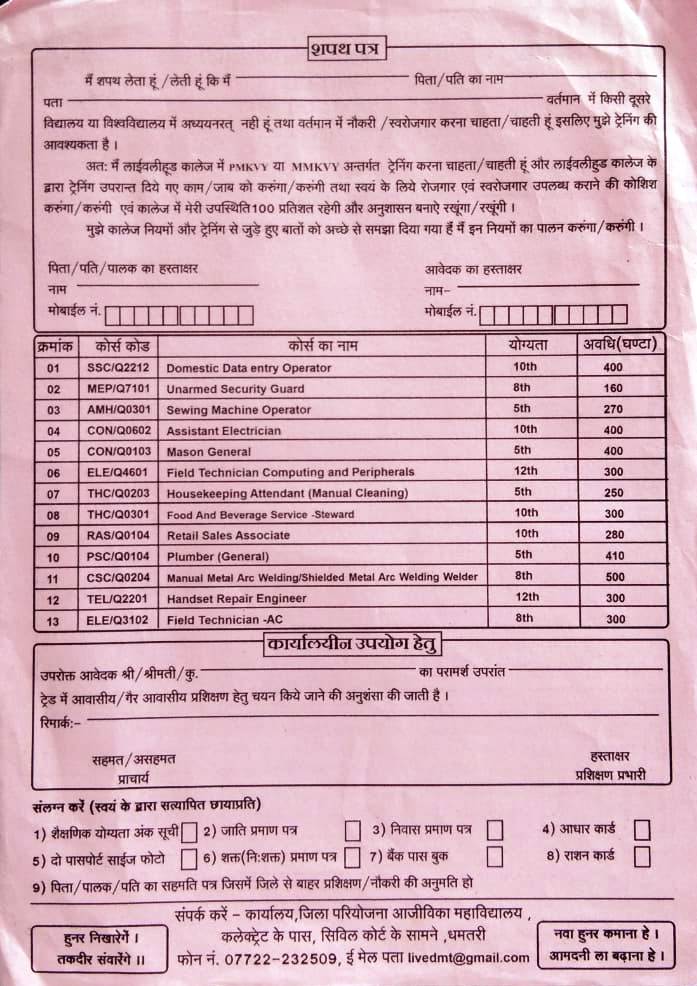 Livelihood College Dhatmari
