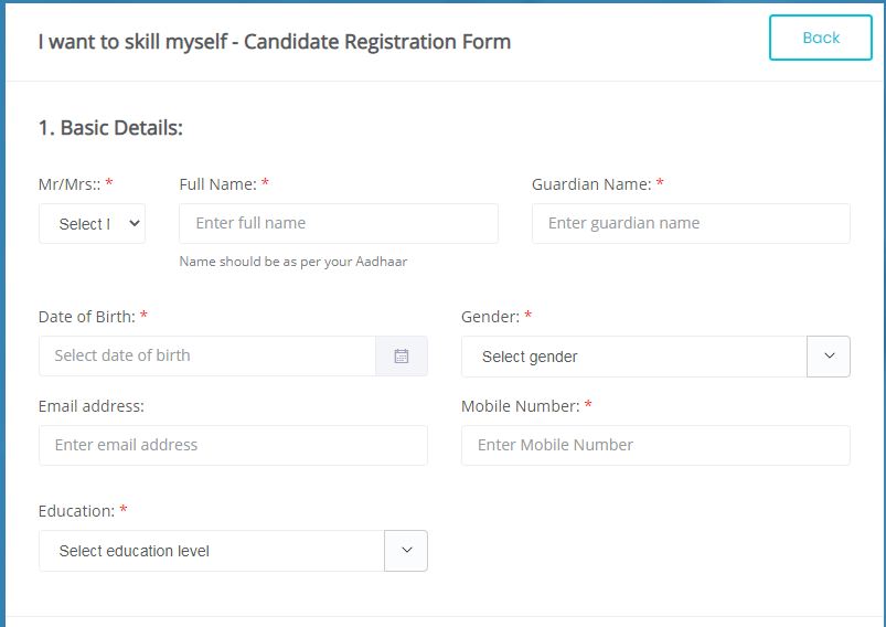 PMKVY Registration online