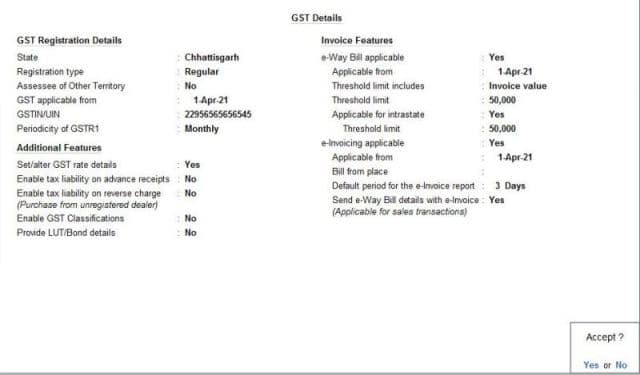 tally prime gst entry