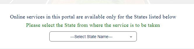 Select State name पर क्लिक करें