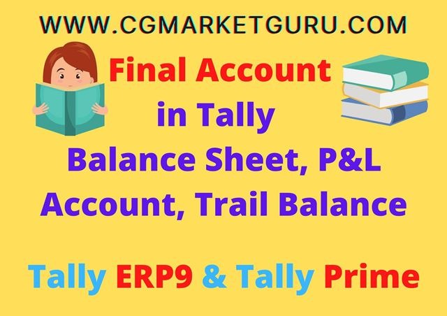 Final Account in tally