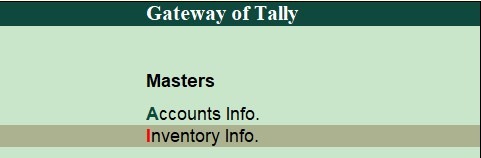 How to create godown in tally