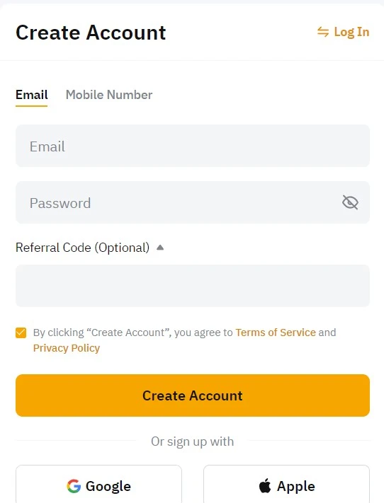 Registration in Bybit Exchange in USA